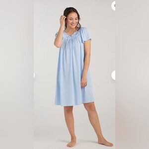 Miss Elaine NYLON TRICOT NIGHTGOWN Blue